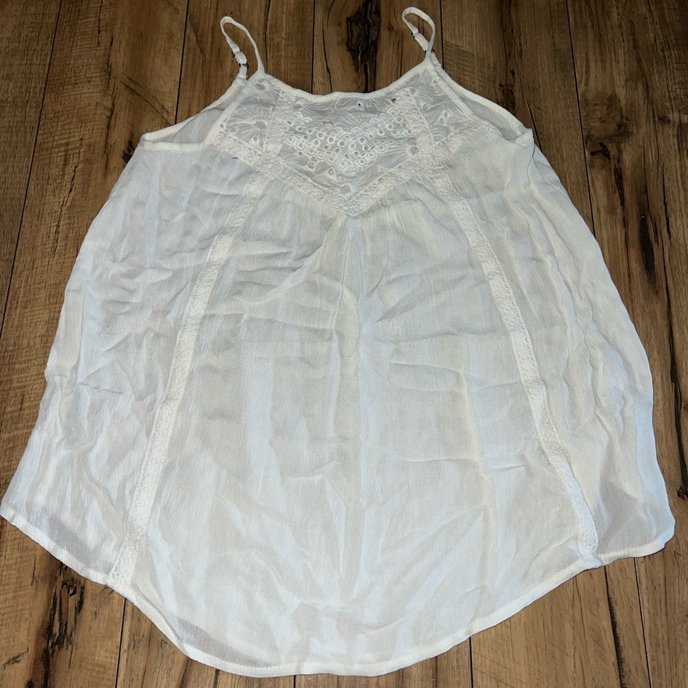 cream tank top